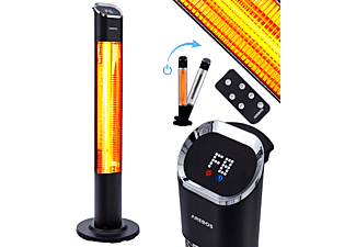 AREBOS AR-HE-TH2000PB Terrassen-Heizstrahler Premium, schwarz