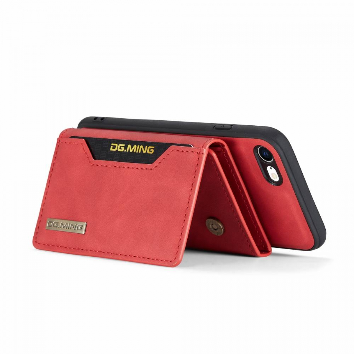 DG MING M2 Rot Apple, 2in1, 7, iPhone Backcover