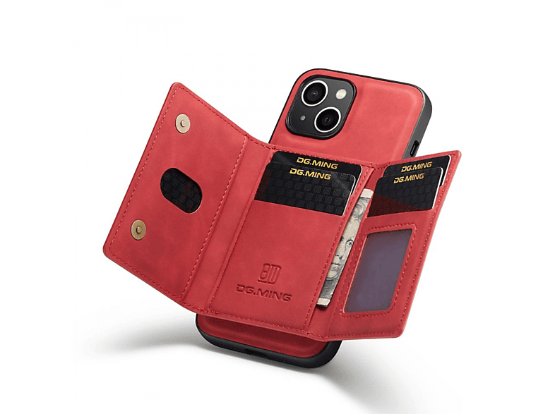 DG MING M2 2in1, Backcover, Apple, iPhone 14 Plus, Rot