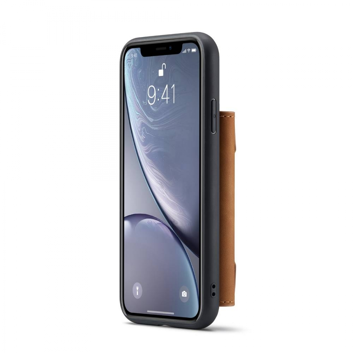 MING DG Backcover, XR, iPhone 2in1, Braun Apple, M2