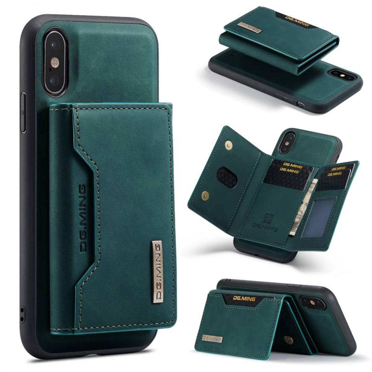 XS Max, MING Backcover, 2in1, Apple, M2 Petrol DG