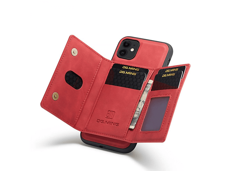 DG MING M2 2in1, Backcover, Apple, iPhone 11, Rot