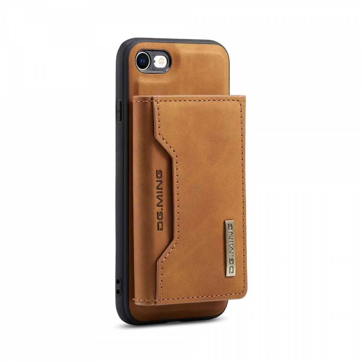 DG M2 MING Backcover, Apple, iPhone Braun 7, 2in1,