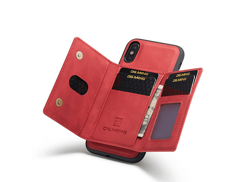 DG MING M2 2in1, Backcover, Apple, iPhone X, Rot