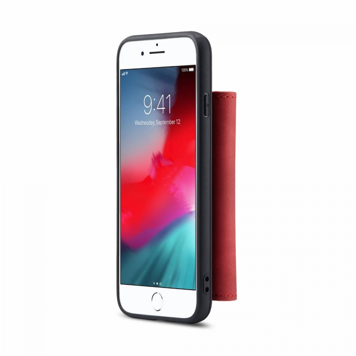 DG MING M2 2in1, iPhone 8, Backcover, Apple, Rot