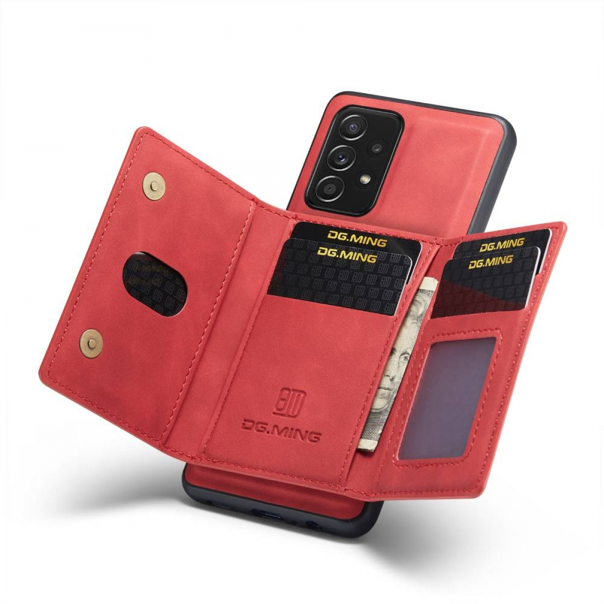 Galaxy A52 MING Rot M2 Backcover, Samsung, 2in1, DG 5G,