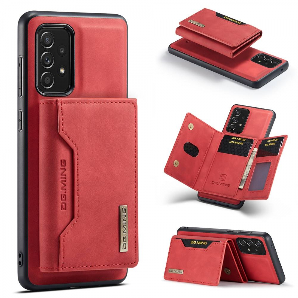 Galaxy A52 MING Rot M2 Backcover, Samsung, 2in1, DG 5G,