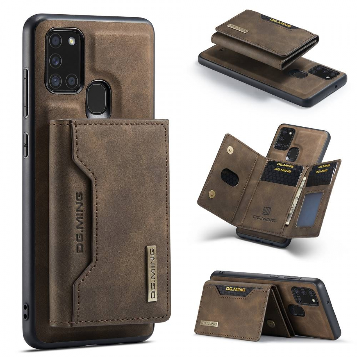 DG MING M2 2in1, Backcover, Galaxy Coffee A21s, Samsung