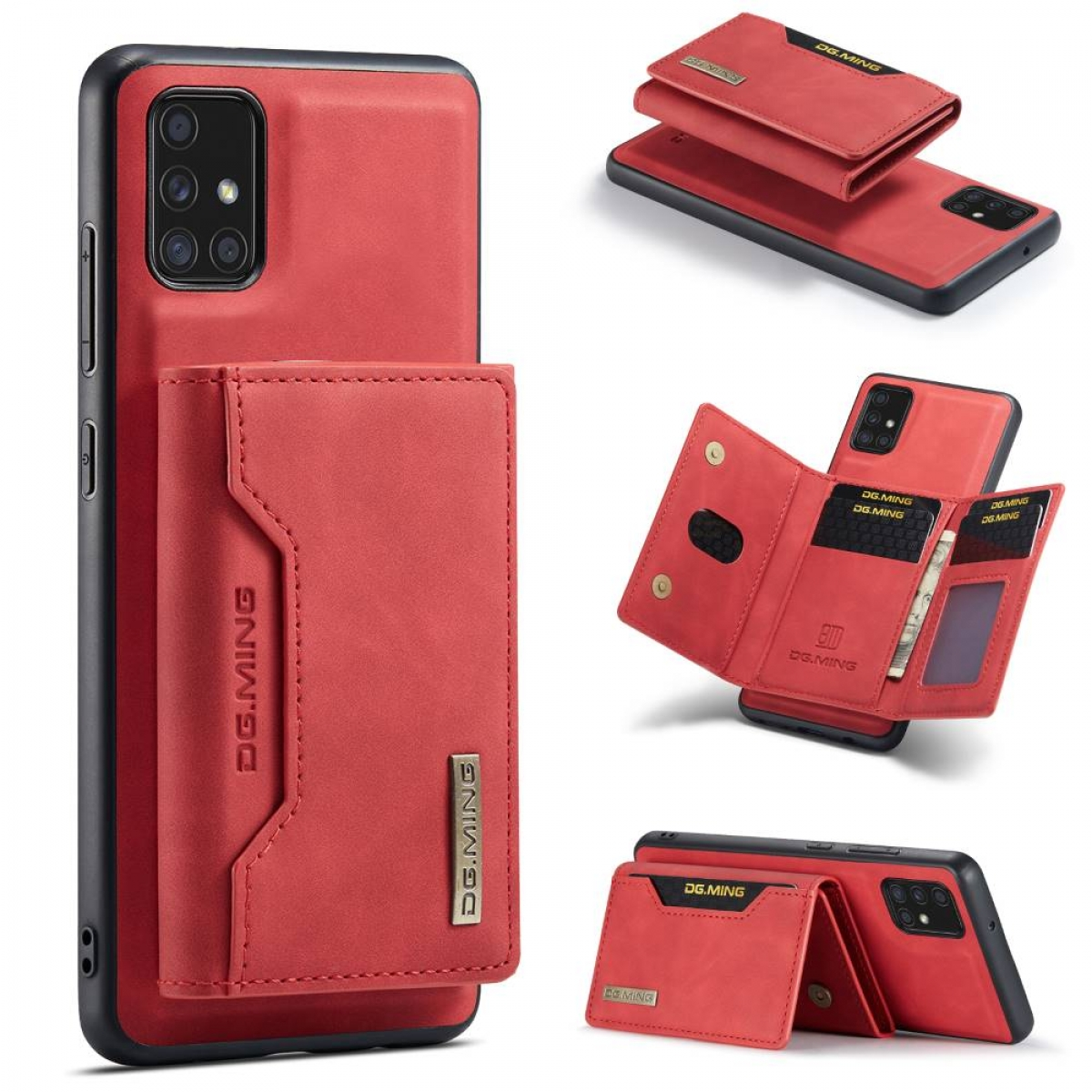 Samsung, Backcover, A51, M2 Rot Galaxy 2in1, MING DG