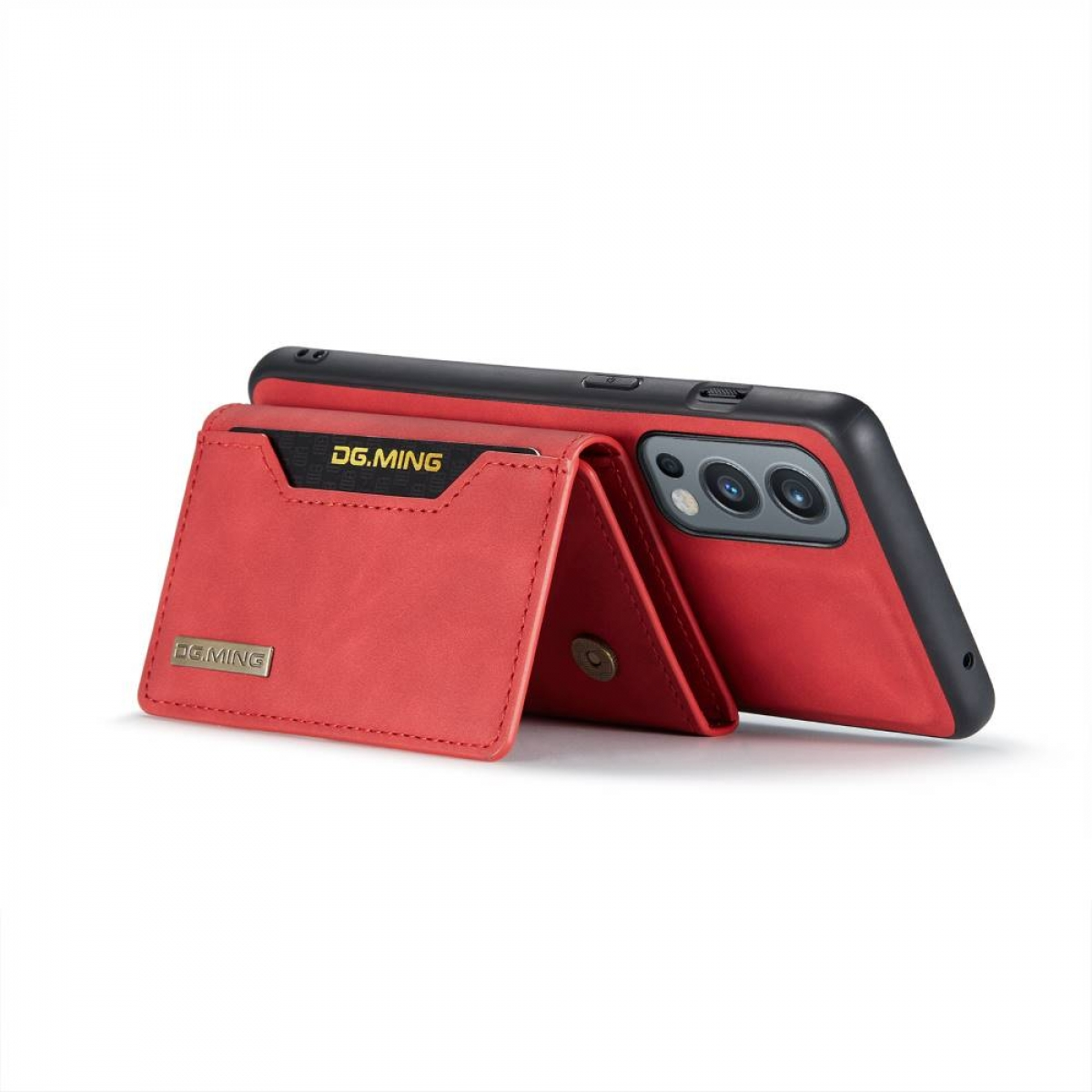2 Backcover, M2 DG MING Rot 5G, 2in1, Nord OnePlus,