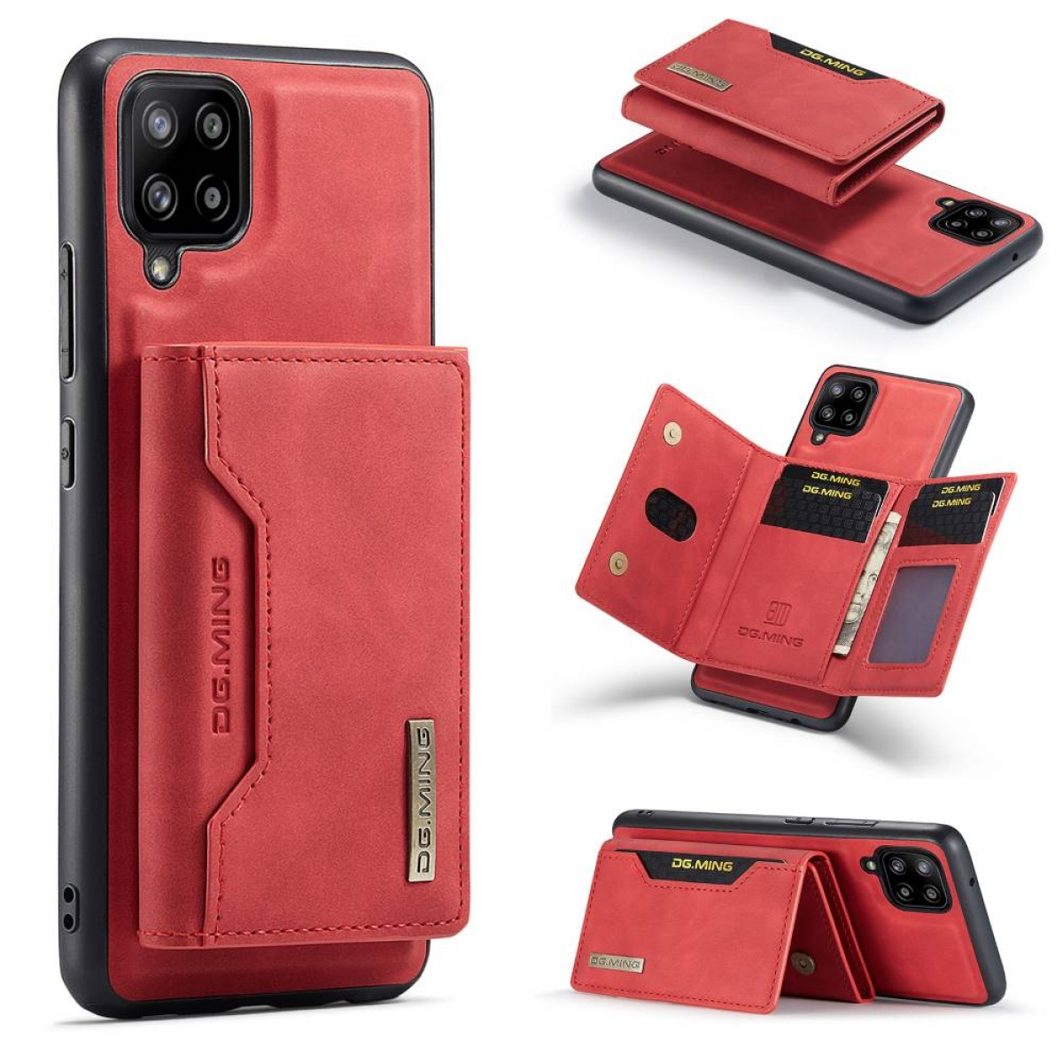 DG MING A42, 2in1, M2 Samsung, Galaxy Backcover, Rot