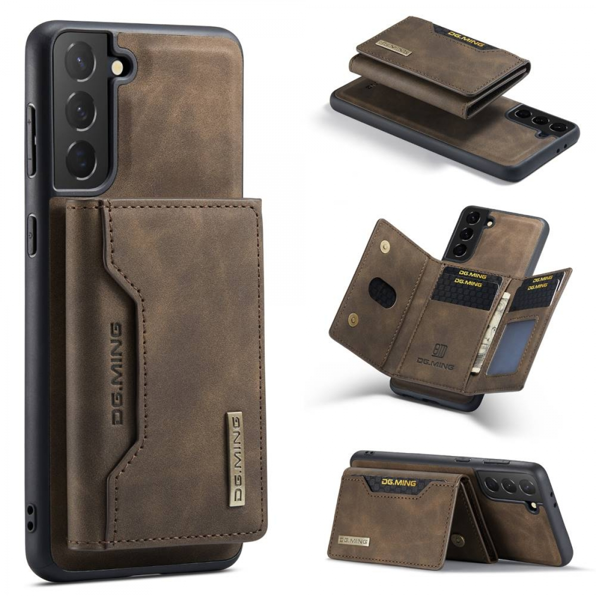 DG MING S21, Galaxy M2 Backcover, Coffee 2in1, Samsung