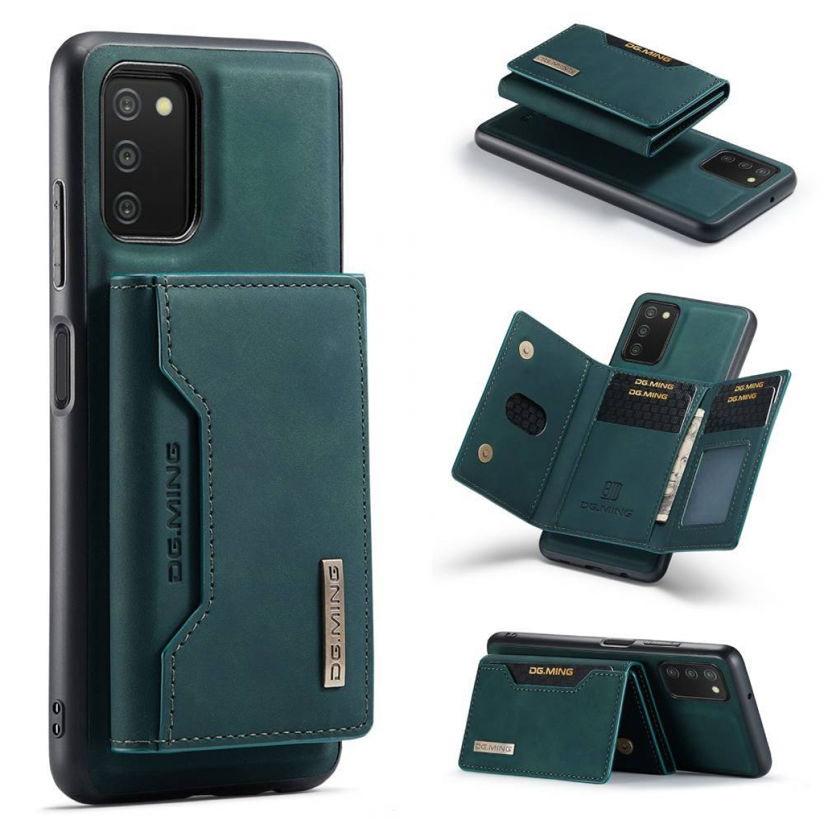 Galaxy M2 Backcover, MING 2in1, DG Samsung, A03s, Petrol