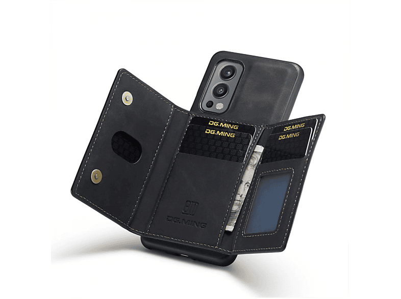 DG MING M2 2in1, Backcover, Nord 5G, OnePlus, 2 Schwarz