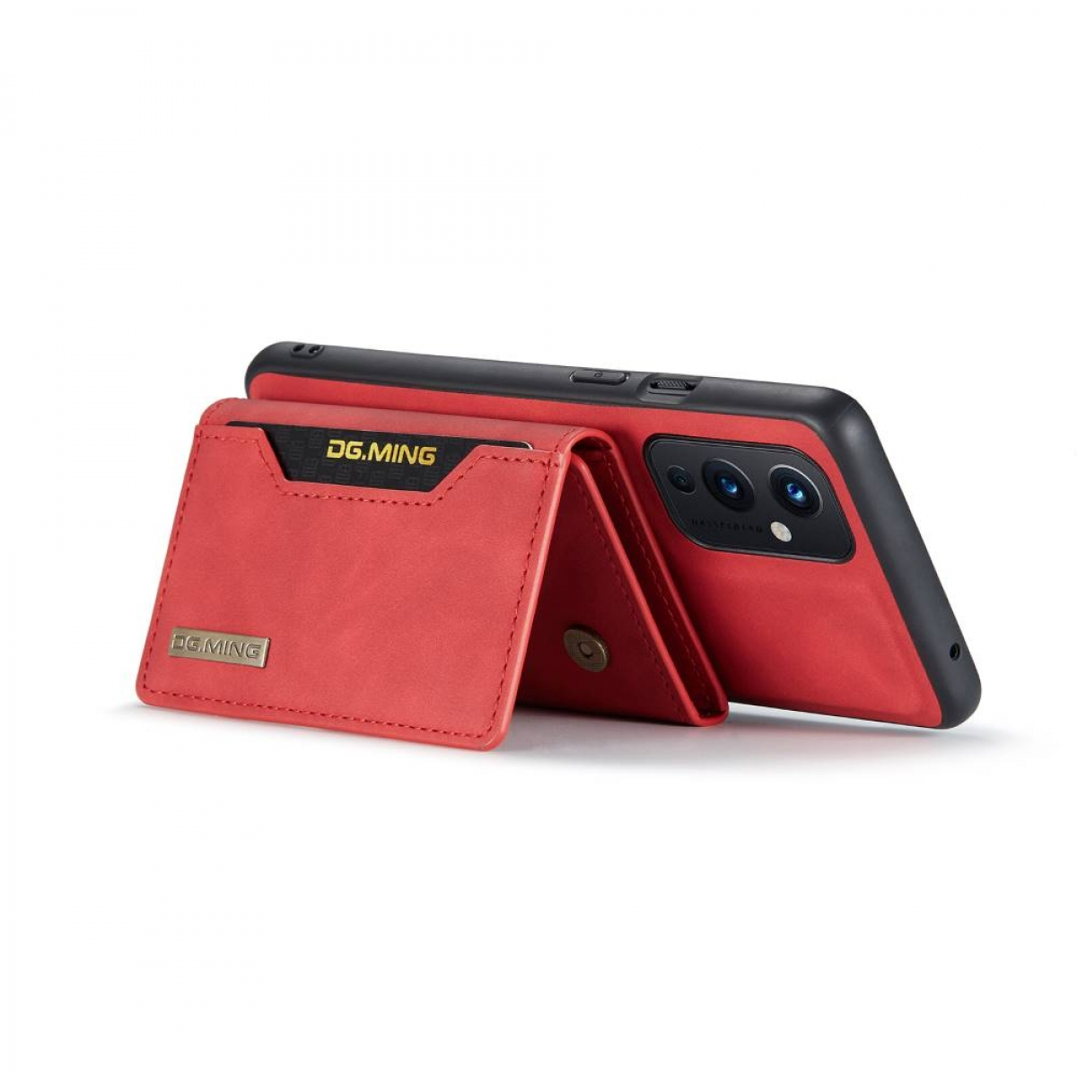 DG MING M2 2in1, Backcover, OnePlus, 9, Rot