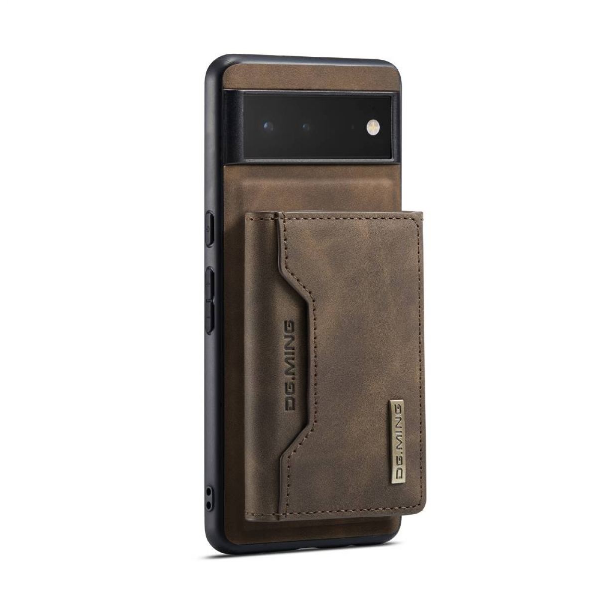 DG MING M2 2in1, Google, 6, Coffee Backcover, Pixel