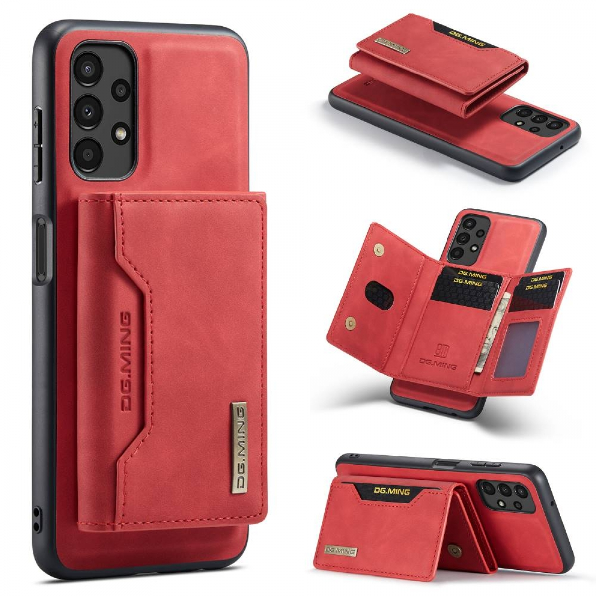 MING A13 Backcover, Rot Galaxy DG 2in1, 4G, M2 Samsung,