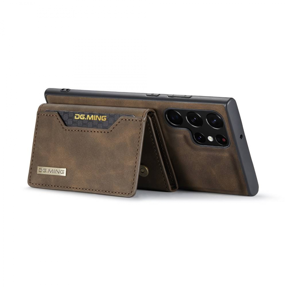 DG MING M2 Coffee Galaxy Ultra, S22 Backcover, 2in1, Samsung