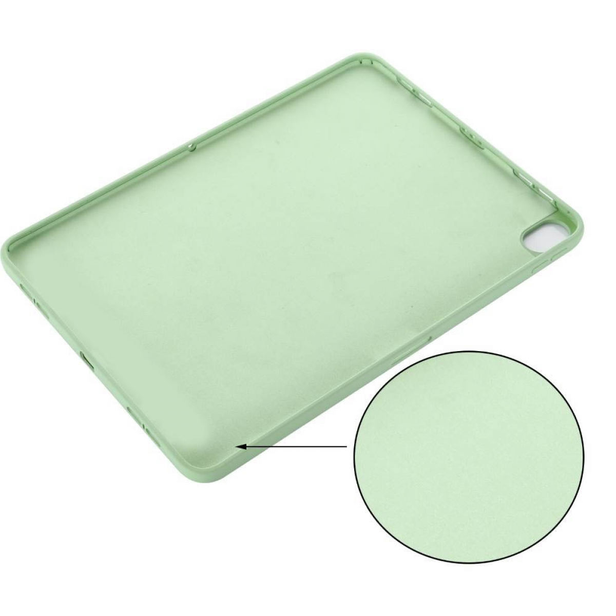 Tablethülle Silicone, Apple Liquid Backcover Minze für CASEONLINE