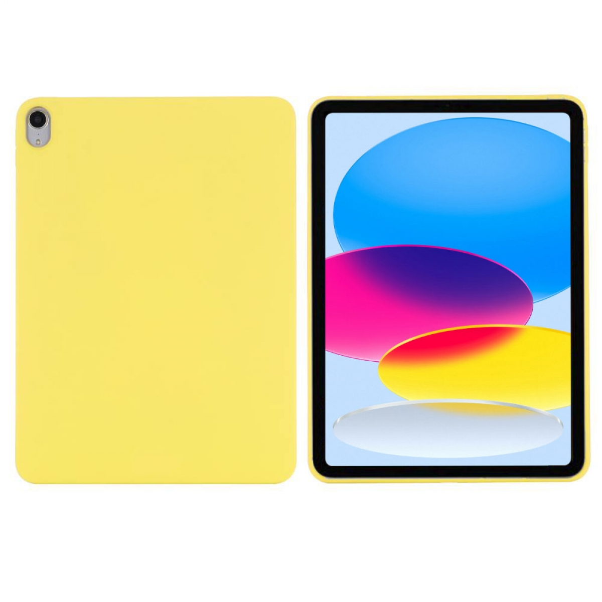 Backcover Tablethülle Gelb Liquid für CASEONLINE Silicone, Apple