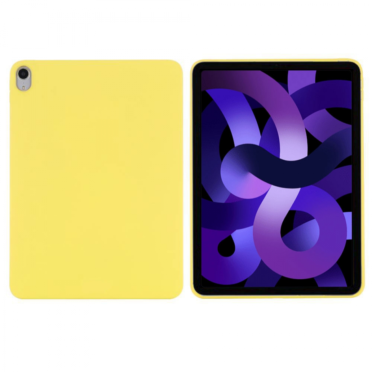 Backcover Liquid Tablethülle Silicone, Apple Gelb für CASEONLINE