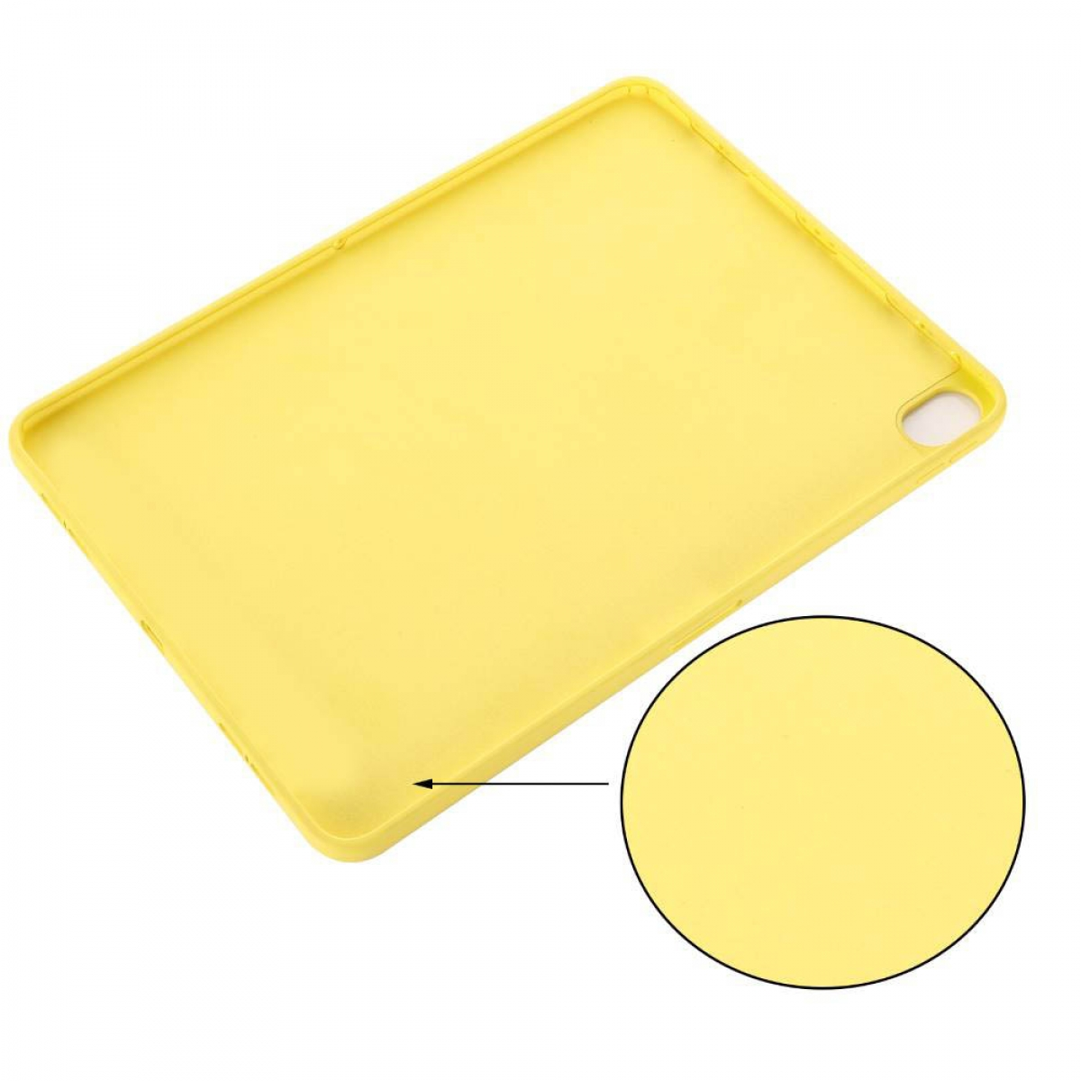 Silicone, für Liquid Backcover Tablethülle Gelb Apple CASEONLINE