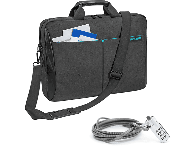 PEDEA Notebooktasche Bis 13,3 Zoll - Schutzhülle Mit Global Map Design