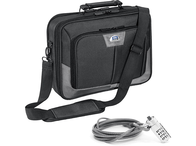 PEDEA "Premium" 13,3 Zoll (33,8 cm) mit Notebookschloss Notebooktasche Umhängetasche für 13,3