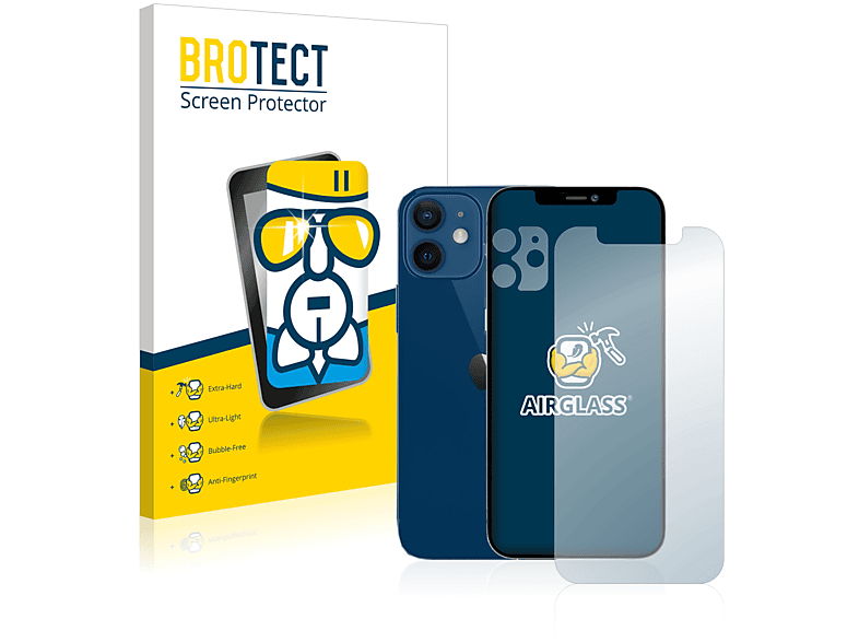 BROTECT Airglass klare Schutzfolie(für Apple iPhone 12)