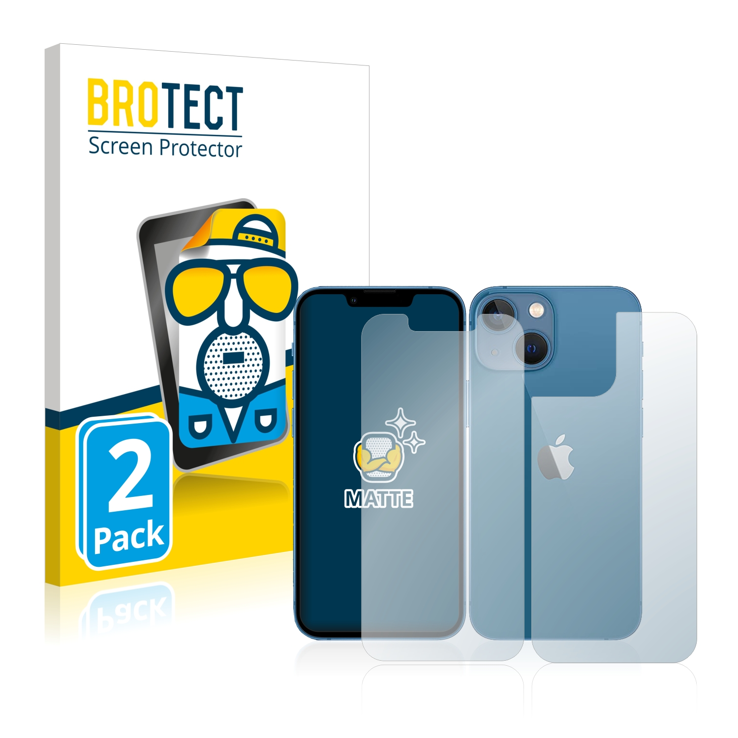 BROTECT 2x matte Schutzfolie(für iPhone mini) Apple 13