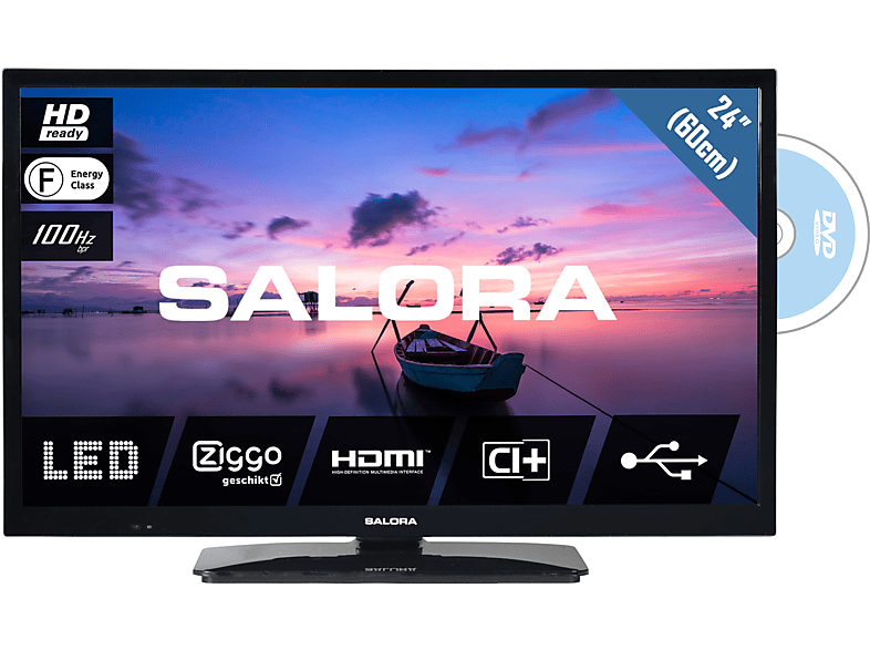 SALORA 24HDB6505 - 24 Zoll 61 HD 2022 - ready / LED (24 - TV Zoll cm, LED HD-ready)