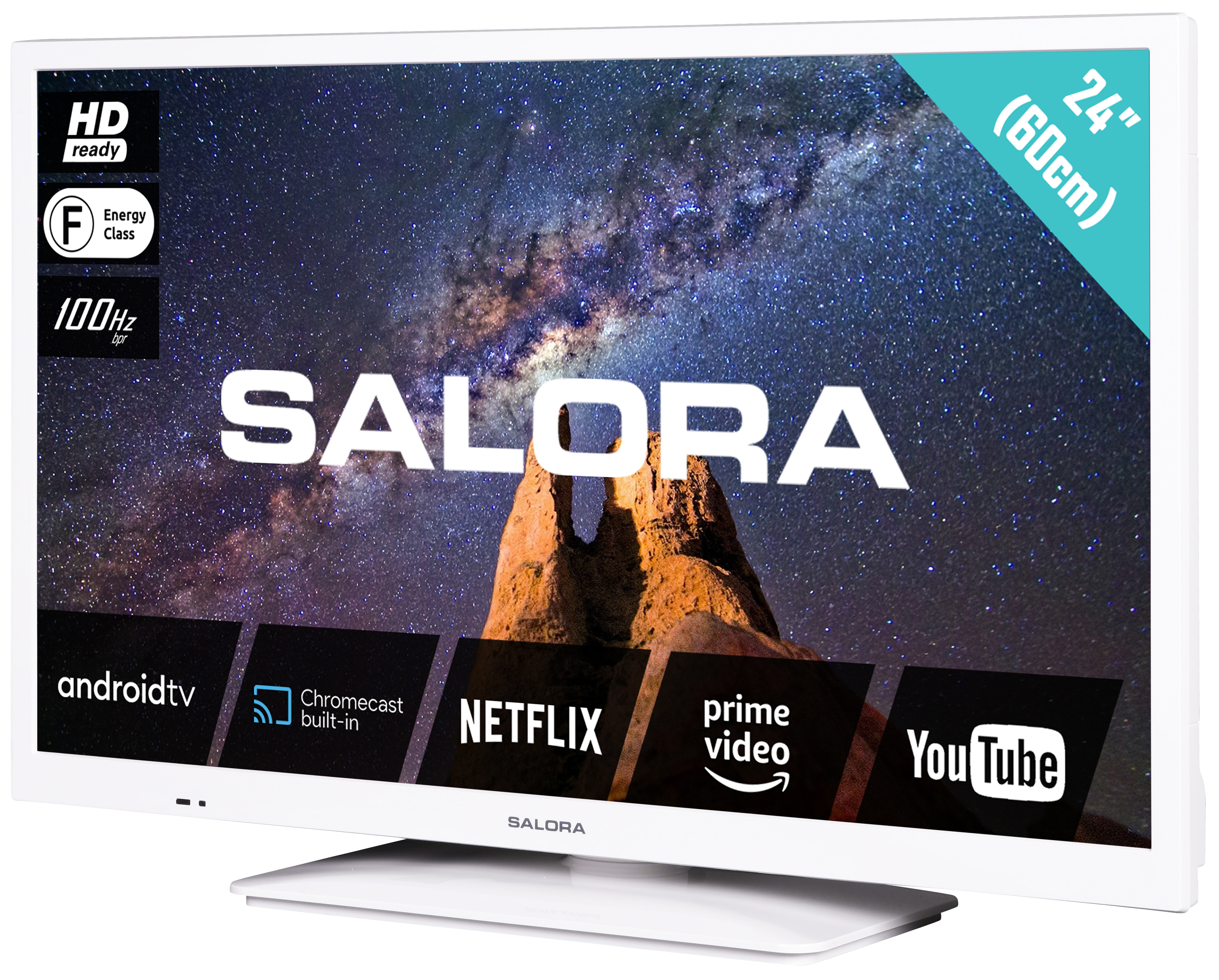 SALORA MILKYWAY TV Zoll 24 LED Zoll - 2022 LED - ready 61 HD-ready) cm, / HD - (24
