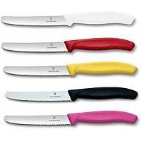 VICTORINOX 5 Stück Swiss Classic Bunter Mix Tafelmesser
