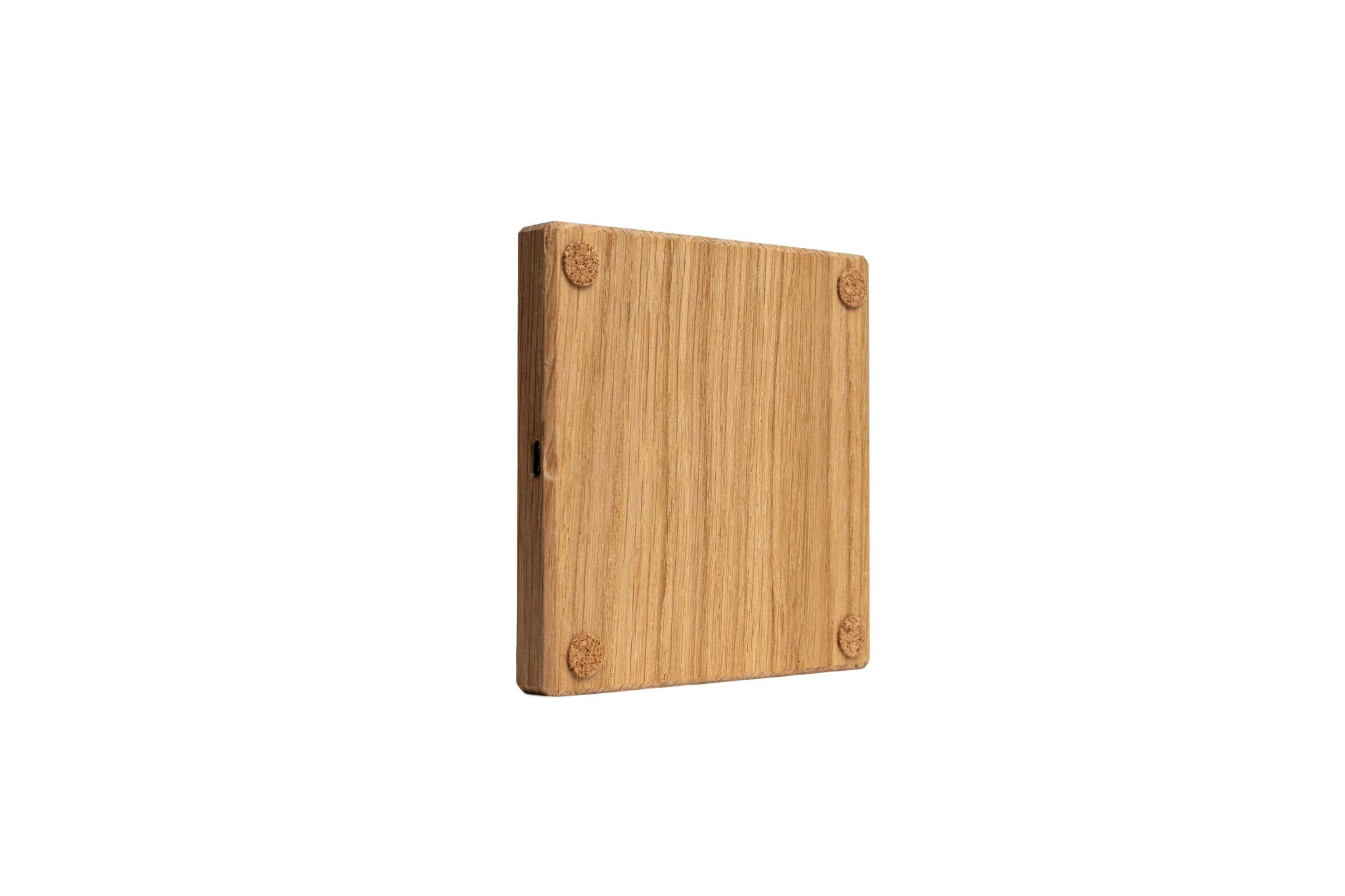Made Induktive Eiche Qi-Charger | CZ 15W MagSafe Kabelloses unterstützt Holz in Ladestation aus | Ladegerät Universal, | Eiche TREED