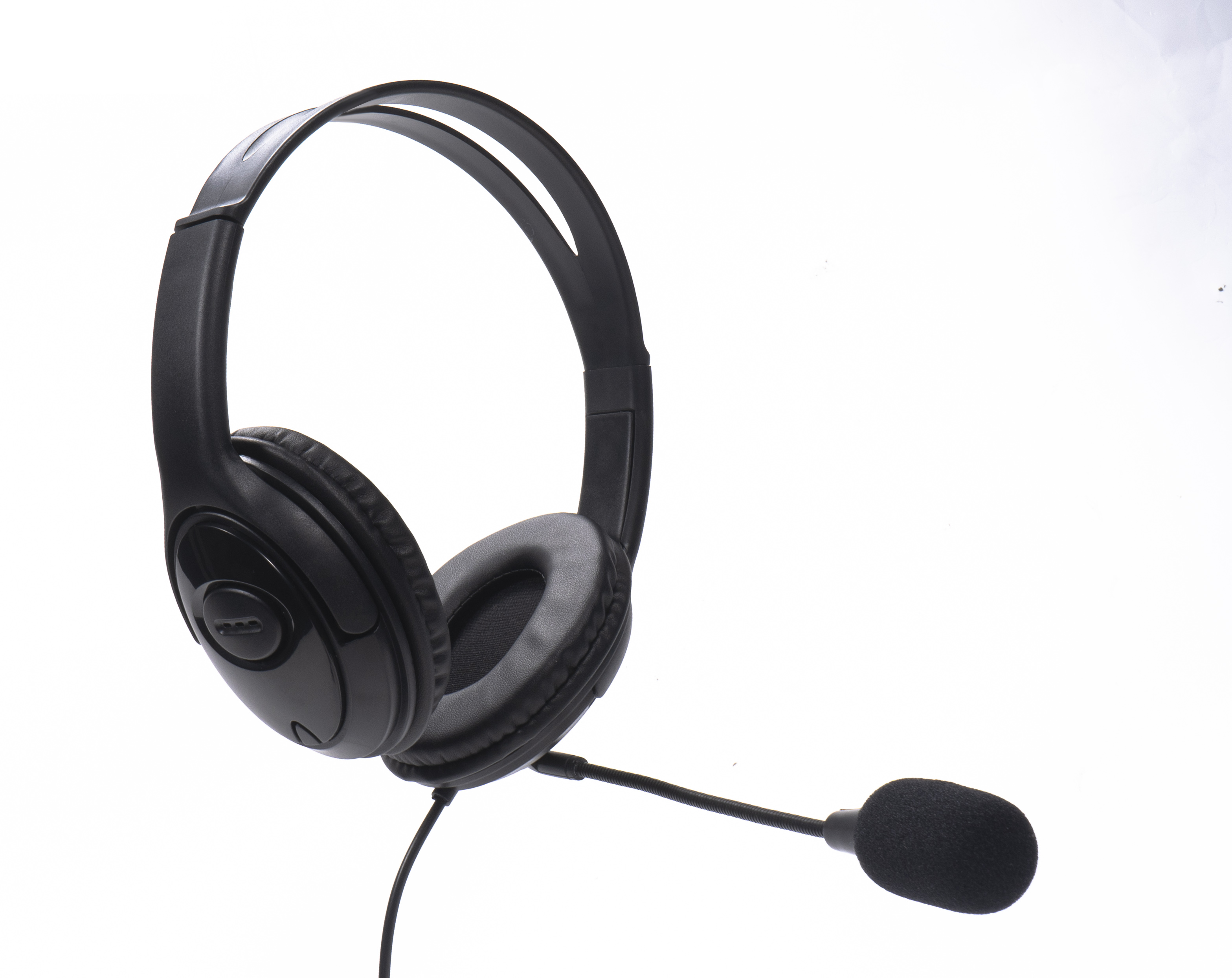 TELLUR Basic PCH2, microphone, Over-ear USB, control, Kopfhörer Schwarz wired