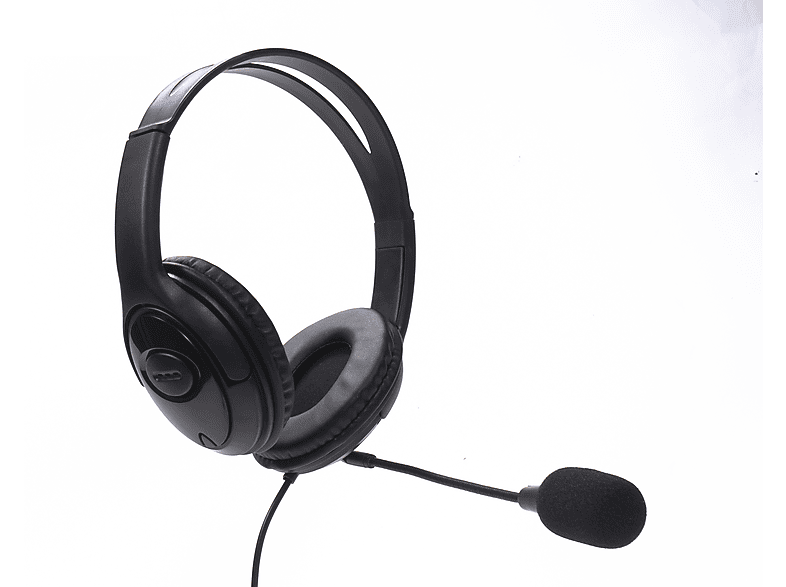 TELLUR Basic Schwarz PCH2, USB, control, microphone, Over-ear Kopfhörer wired
