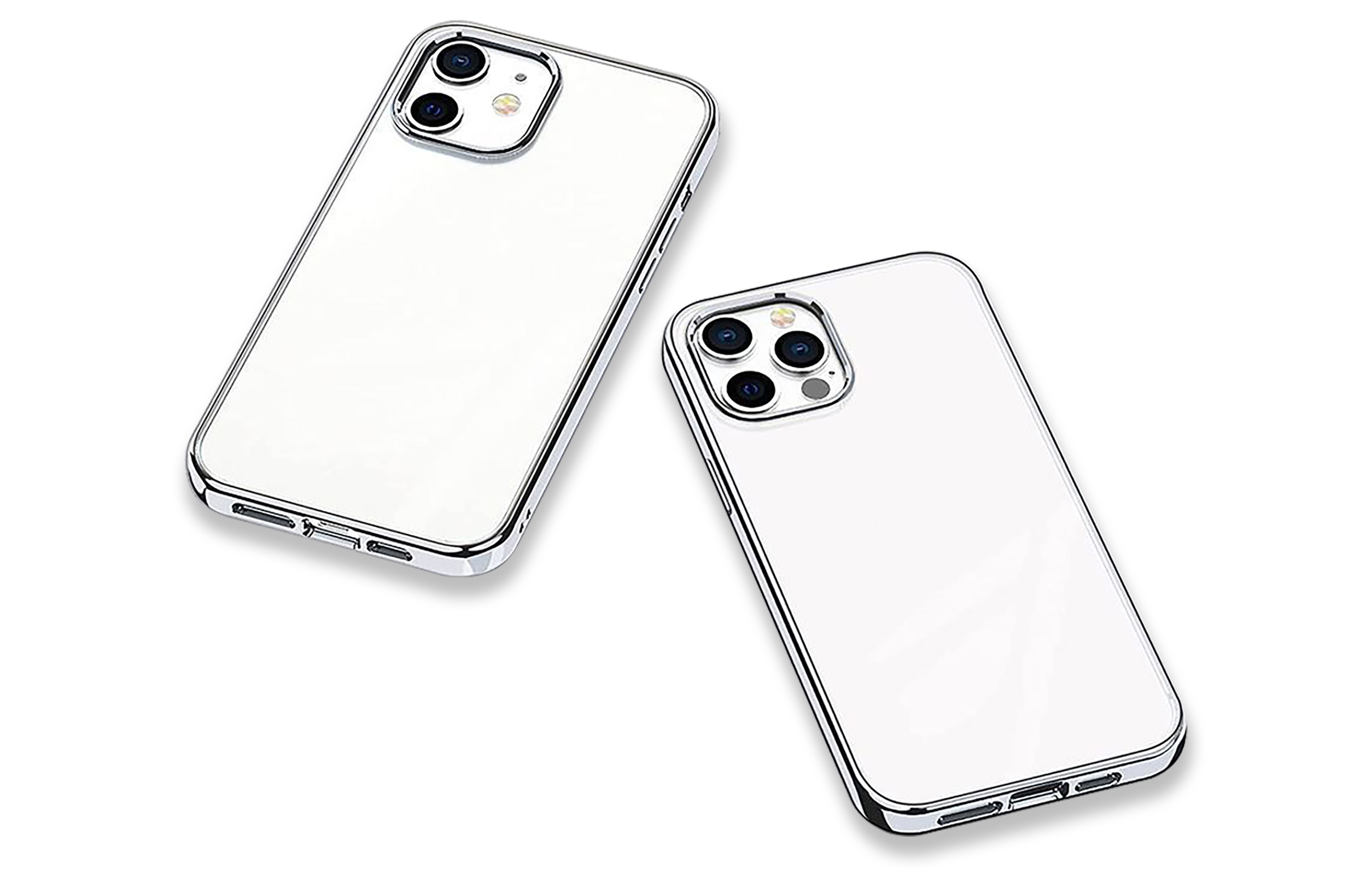 Silber 14 Apple, ARRIVLY iPhone Hülle, Silikon Backcover, Pro,