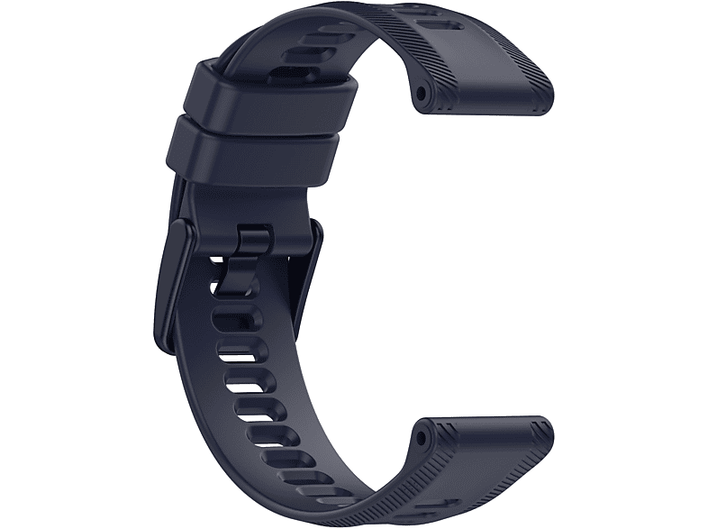 INF Uhrenarmband Silikon, Ersatzarmband, Garmin, Fenix 6 GPS, Blau