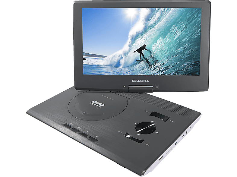 SALORA DVP1400 Portabler DVD Player., Grau SATURN