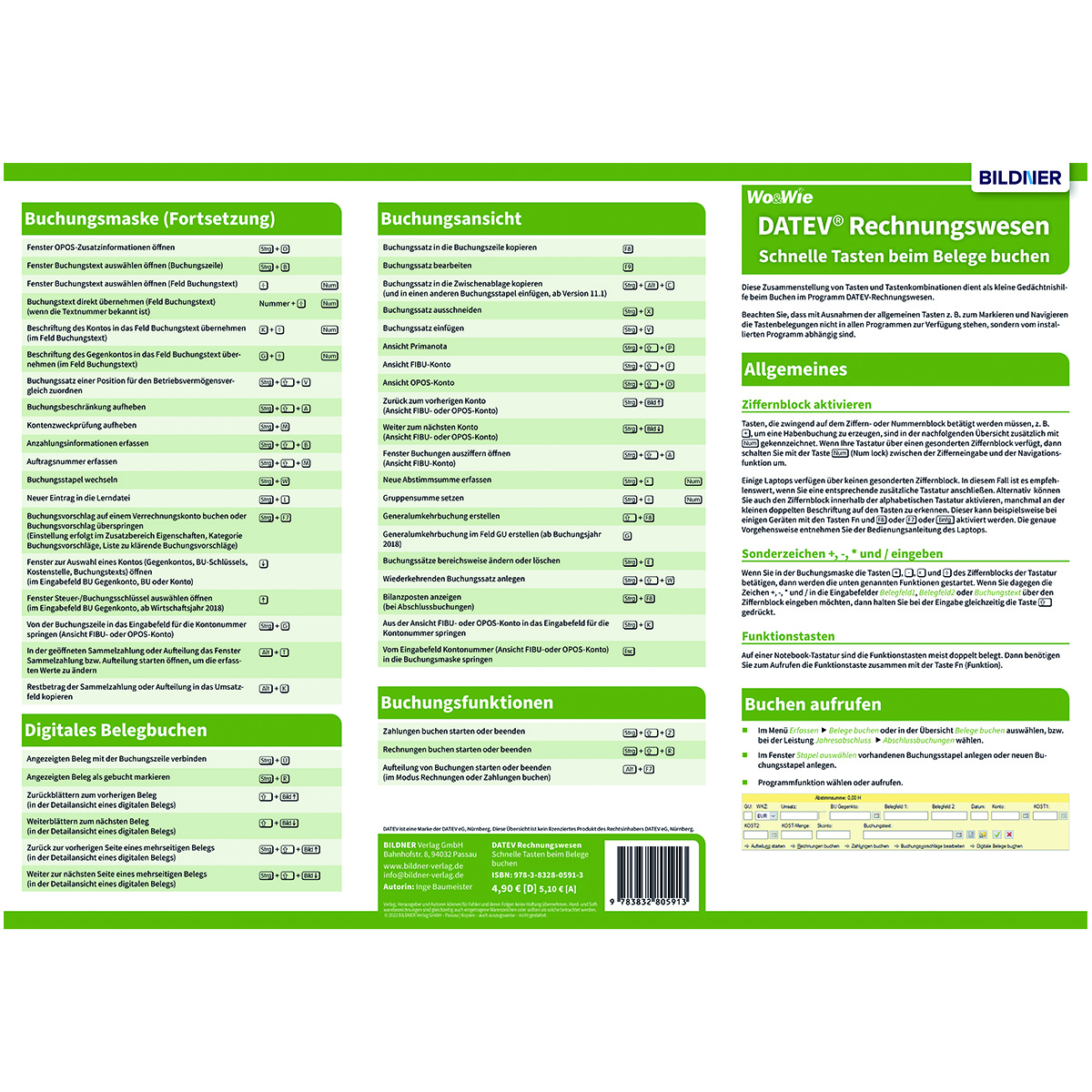 Ein Dokument mit deutschem Text. Es zeigt eine Anleitung für Buchhaltungssoftware.