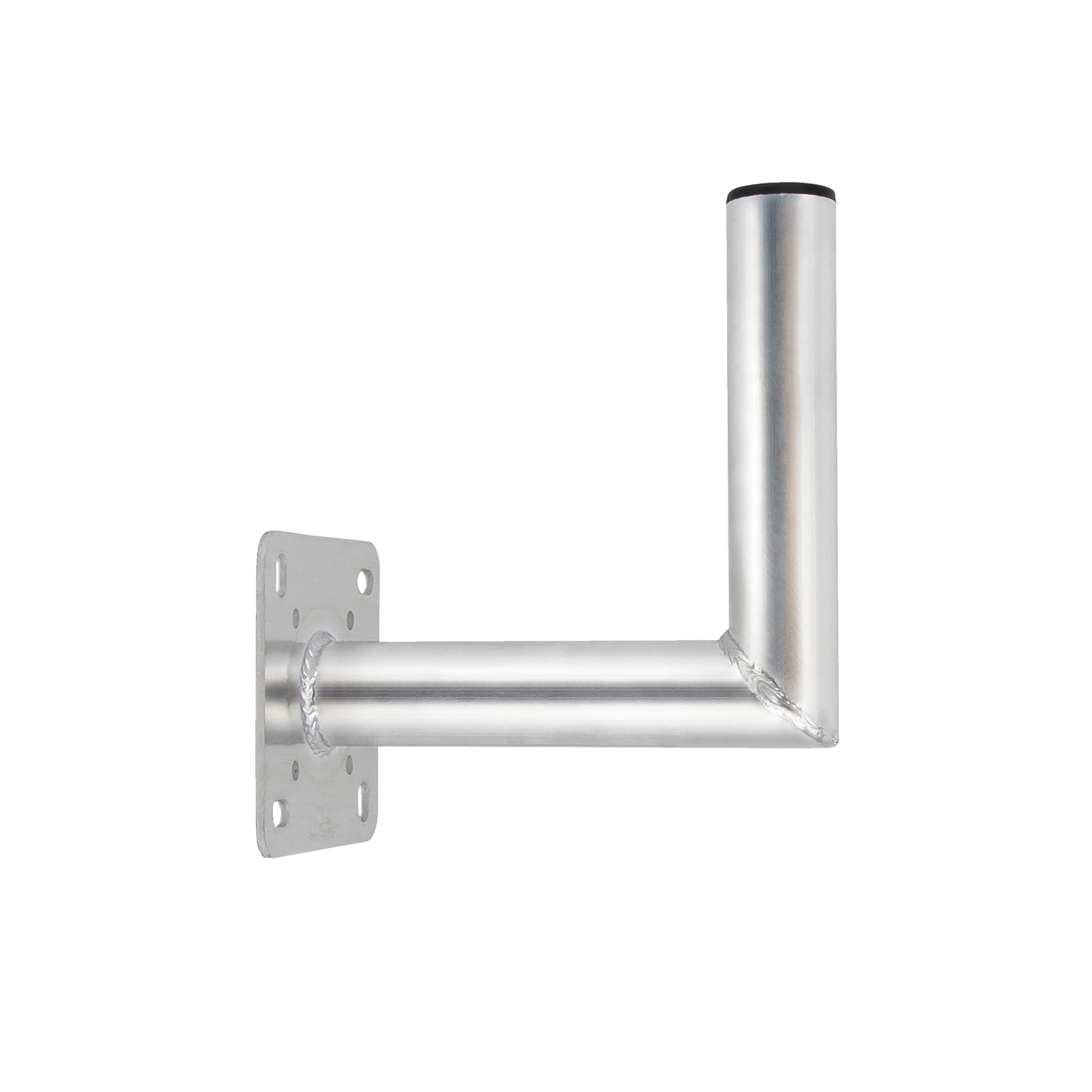 PREMIUMX 25cm TÜV-Geprüft Wand Aluminium SAT Wandhalter Halterung Silber SAT-Wandhalterung