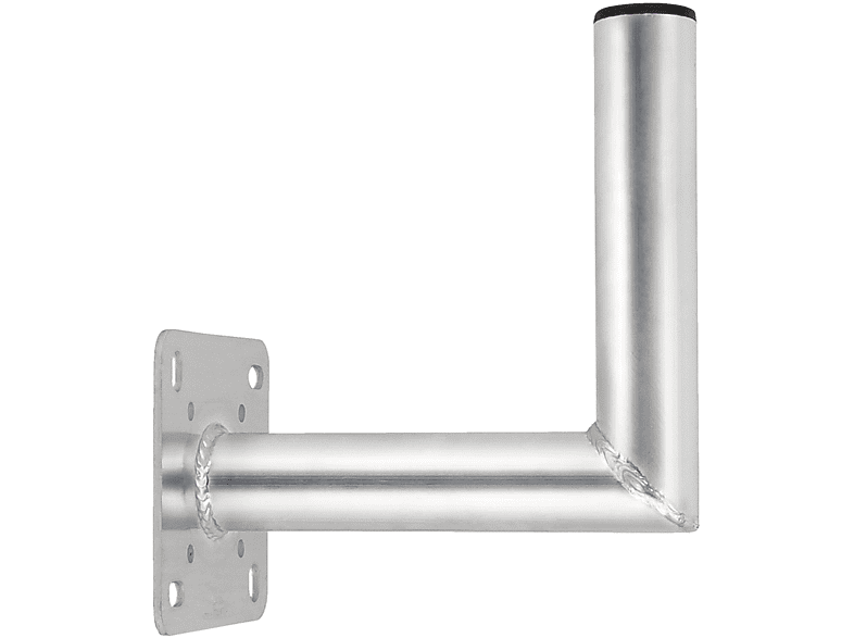 PREMIUMX 25cm Wandhalter Aluminium SAT Wand Halterung TÜV-Geprüft SAT-Wandhalterung, Silber