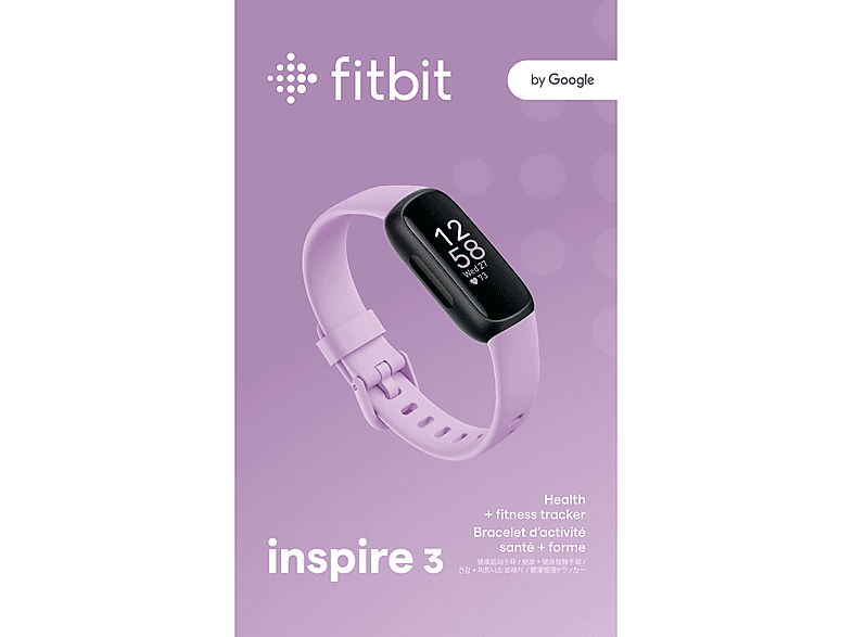 Pulsera de actividad | FITBIT Inspire 3, Lilac Bliss, Talla S