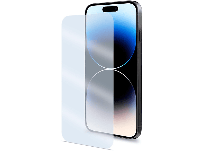 CELLY Displayschutz Gehärtetes 14 iPhone Pro Glas Pro) iPhone Apple 14 Displayschutz(für