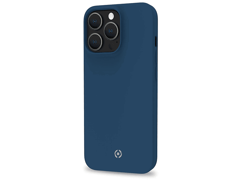 CELLY Cromo Weiche Gummihülle iPhone 14 Pro Blau, Backcover, Apple, iPhone 14 Pro, blau