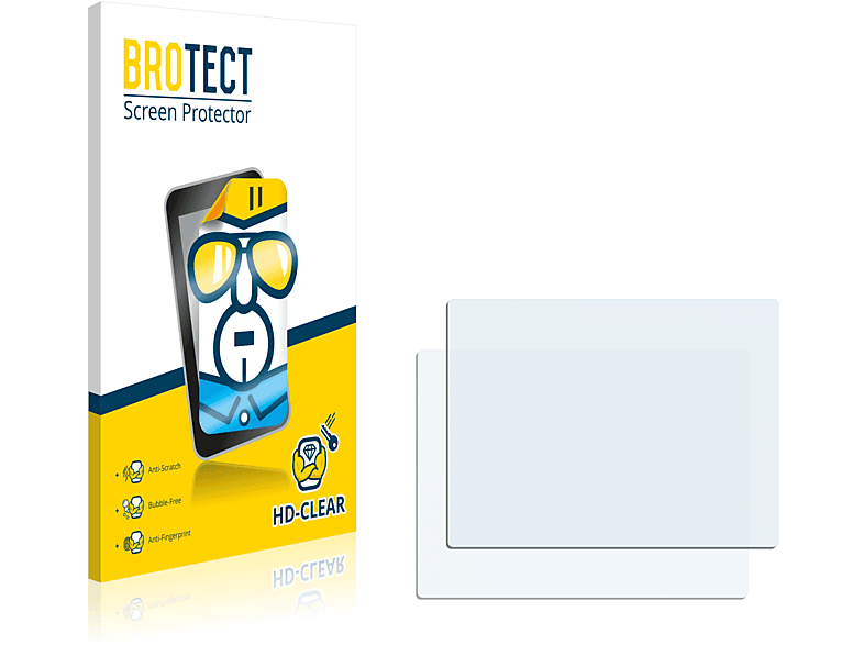 BROTECT 2x klare Schutzfolie(für CreAtive Zen Vision M)