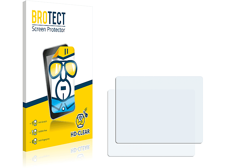 G10) BROTECT 2x Canon klare Schutzfolie(für PowerShot