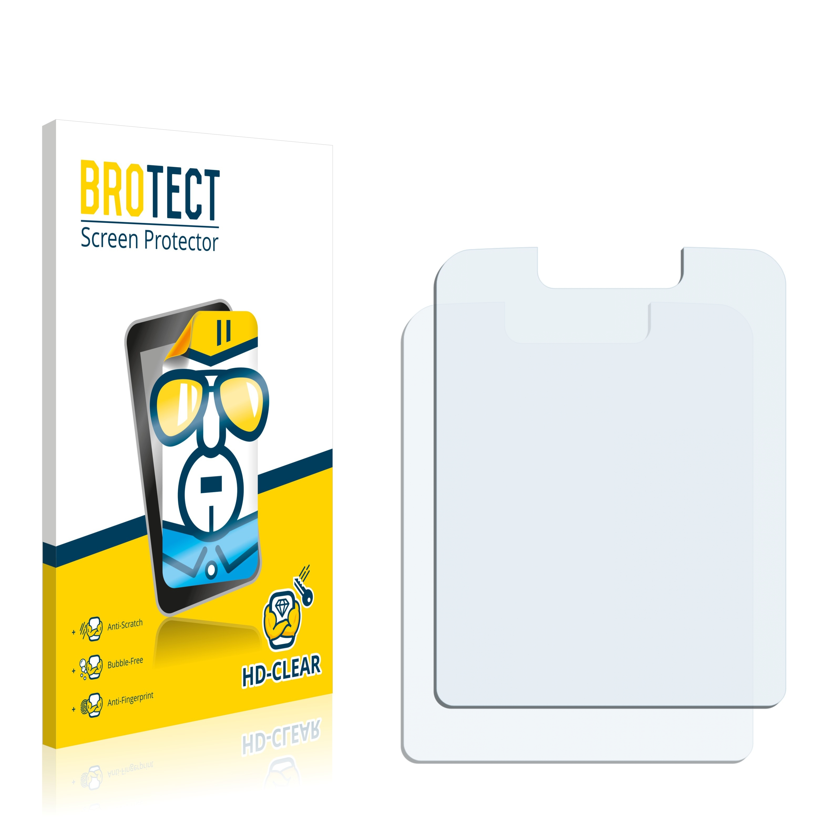 BROTECT 2x klare Schutzfolie(für GT-E1130B) Samsung