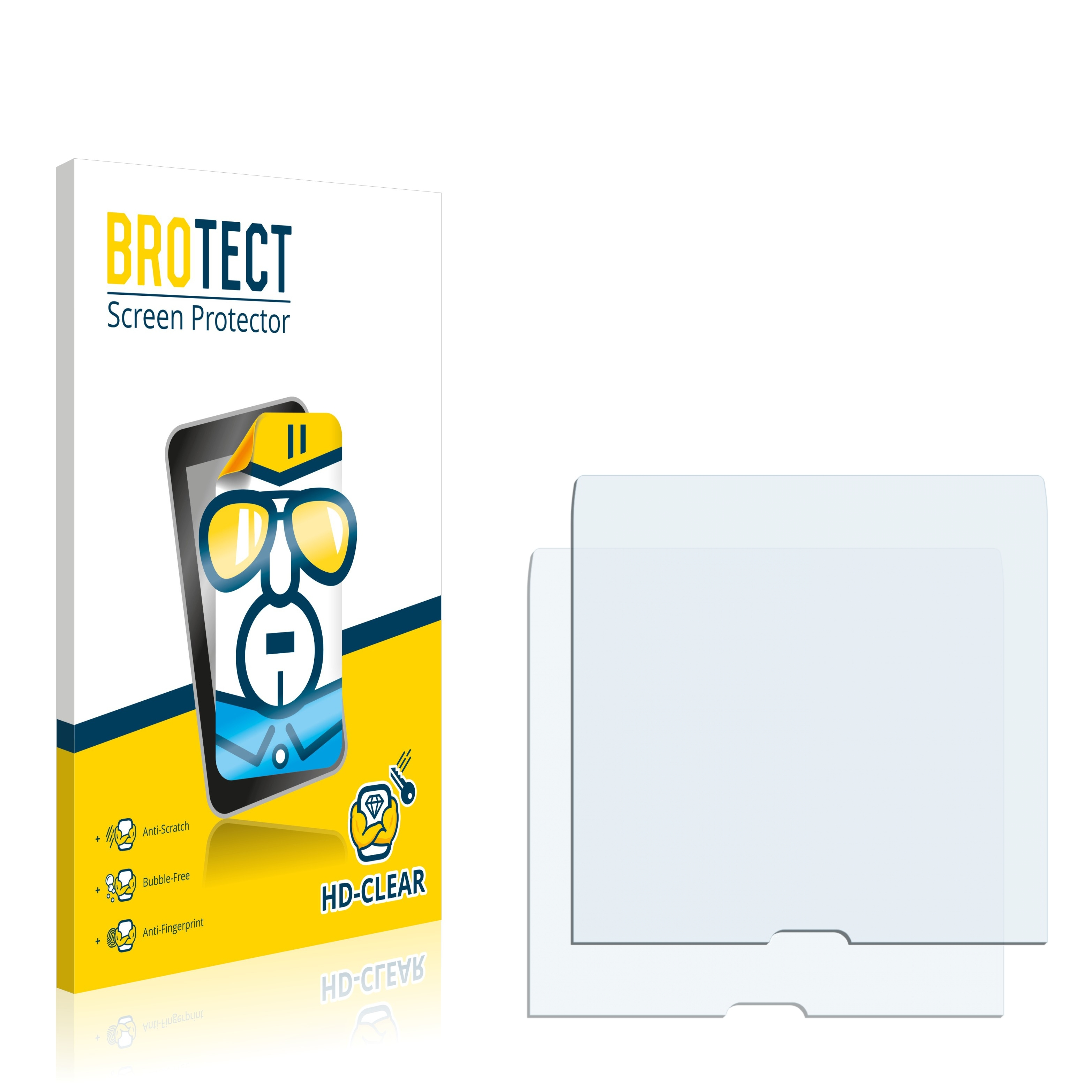 BROTECT 9790) 2x BlackBerry Schutzfolie(für RIM Bold klare