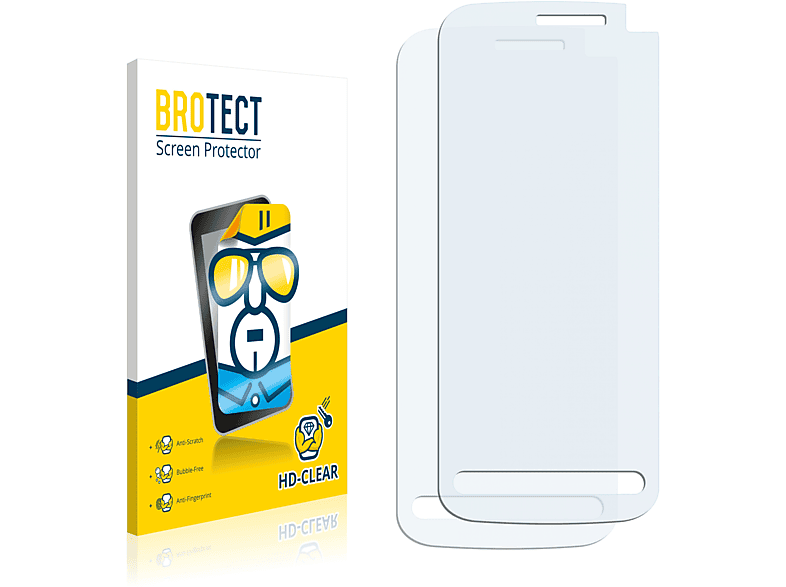 BROTECT 2x klare Schutzfolie(für Nokia 5800 XpressMusic) | Displayschutzfolien & Gläser